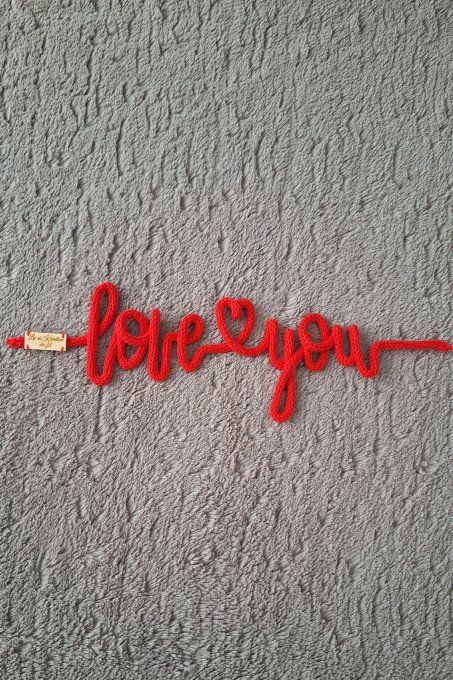 Décoration murale : love you