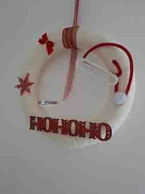 Grande couronne HoHoHo bonnet