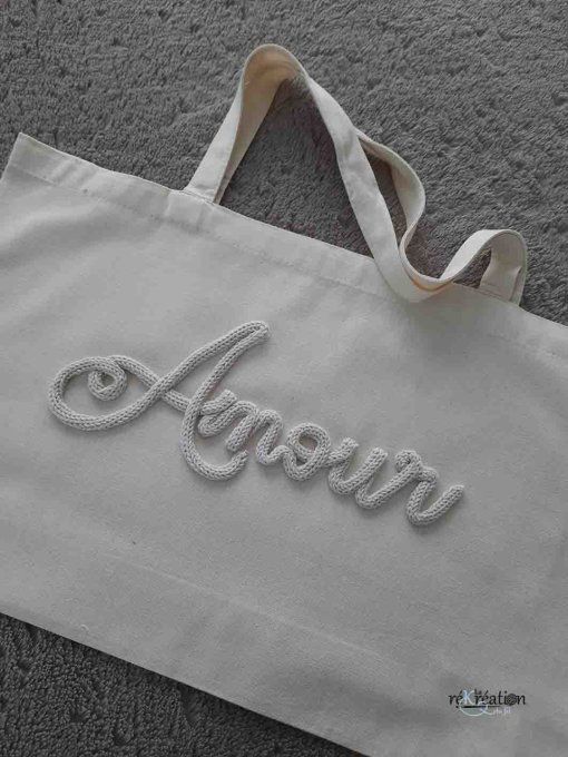 Tote-bag Texte simple (personnalisable)