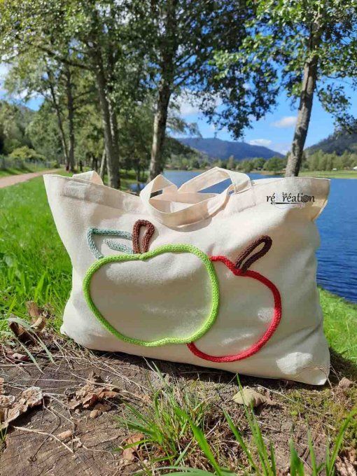 Tote-bag Double pommes