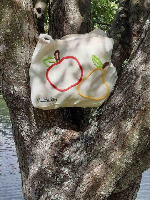 Tote-bag Pomme Poire